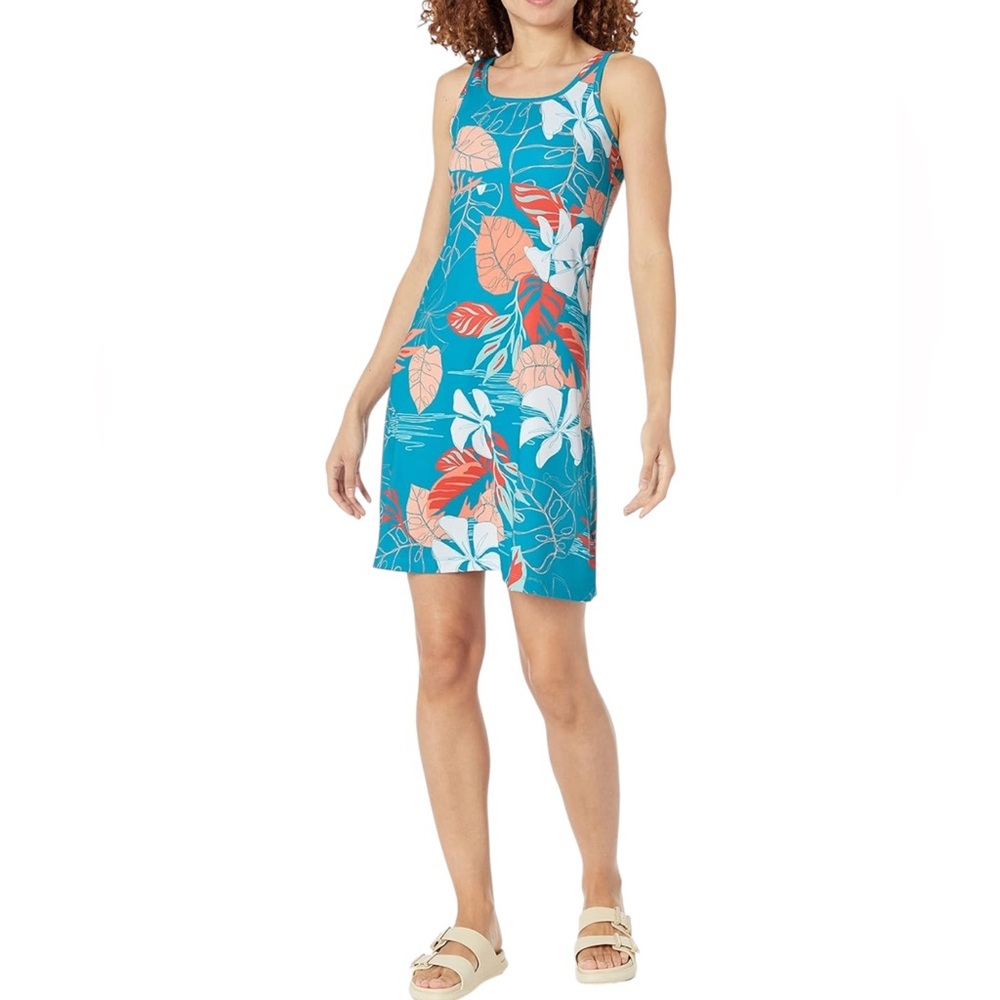 Columbia PFG Women’s Size S Performance Dress Tropical‎ Floral Casual Resortwear